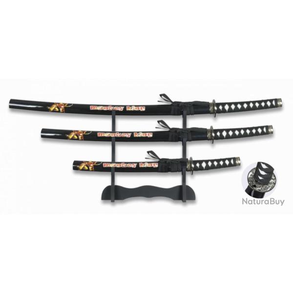 Set katana Tole10 Monkey King. Socle. 67/48/27.5