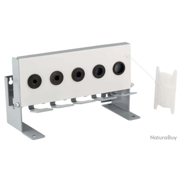 Cible mobile type biathlon grand modle 5 trous pour 4,5 mm