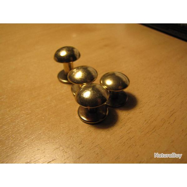 Bouton laiton  pour mat�riel Fran�ais (ma309)