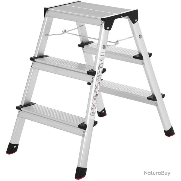 �chelle domestique pliable escabeau marchepied 3 niveaux en alu antid�rapant capacit� de charge 150