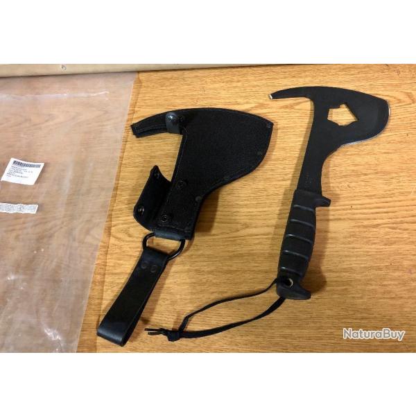 RARE ORIGINAL AUTHENTIQUE US ARMY ONTARIO SPAX SP-16 SPEC PLUS AXE SURVIVAL COMBAT BLACK NEUF !!!