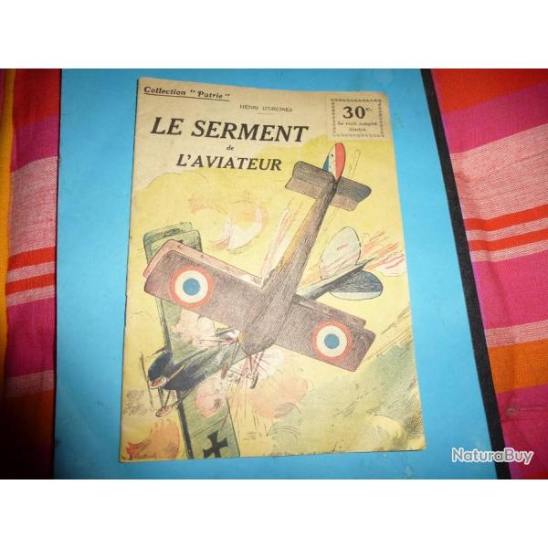 b COLLECTION " PATRIE "  35 .        LE SERMENT DE L AVIATEUR