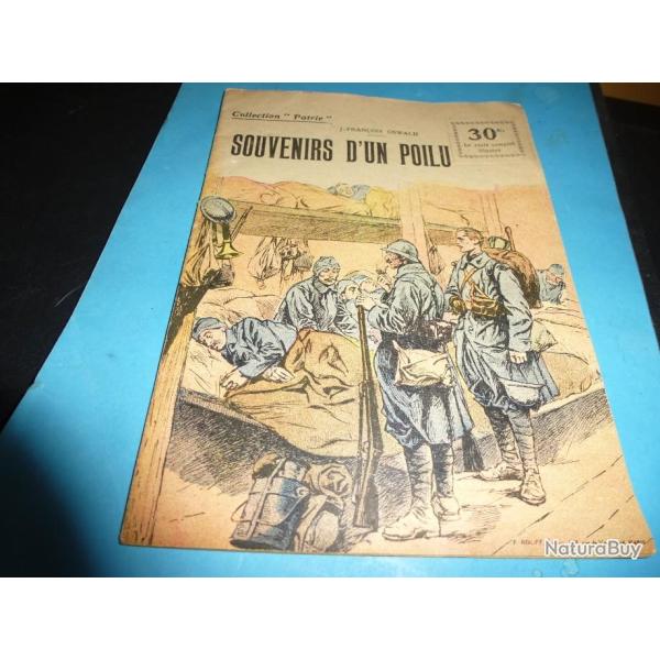 b COLLECTION " PATRIE "  134 .   SOUVENIRS D UN POILU