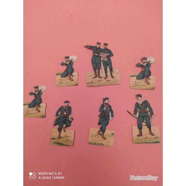 PRO PATRIA POILUS, FUSILIERS MARINS FRANCE 14/18 FIGURINES CARTON