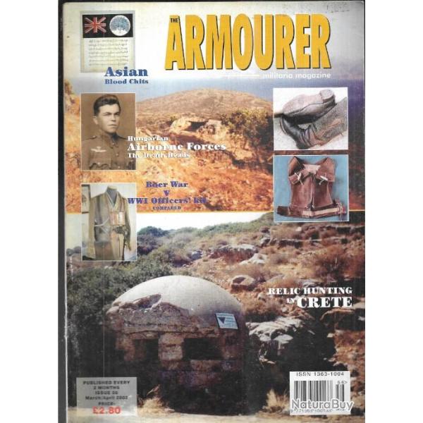 the armourer militaria magazine 56, d�coration m�sopotamie, cosaques, parachutistes hongrois ww2, ar