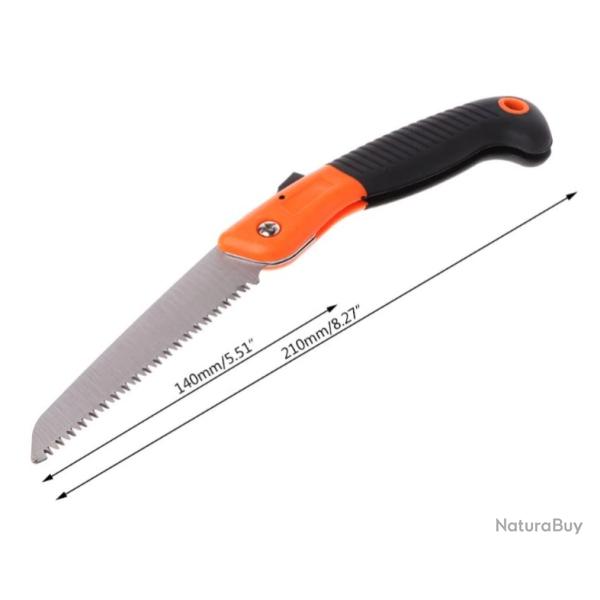 SCIE PLIANTE ORANGE 14cm