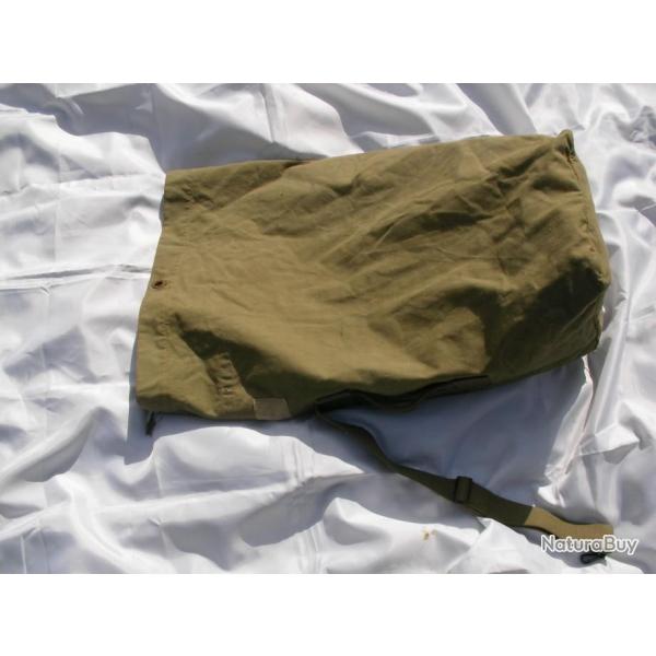 WW2/POSTWAR FRANCE GRAND SAC MILITAIRE DE PAQUETAGE FRANCAIS PERSONNALIS� AVEC MARQUAGES