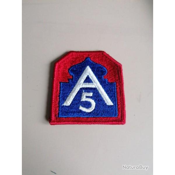 Patch arme us 5TH ARMY ORIGINAL