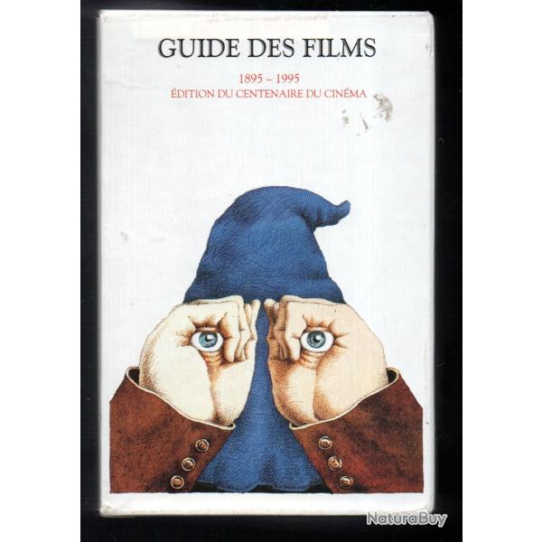 Guide des films 1895-1995 �dition du centenaire du cin�ma . Coffret deux volumes Jean Tulard.
