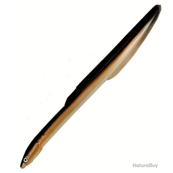 ANGUILLE - Leurre souple - Aspect naturel - 30 cm - 60 gr.