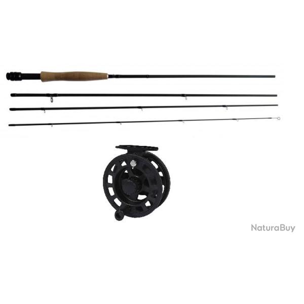 ENSEMBLE JMC JALINE 9P SOIE 4/5 + MOULINET ROCK NPC