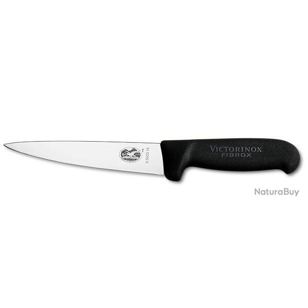 5.5603.12 Couteau � saigner 12 cm Victorinox manche noir