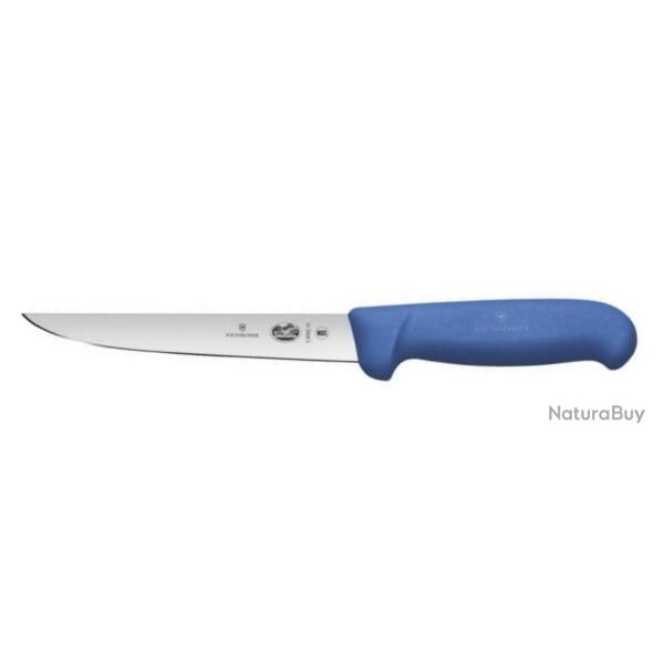 5.6002.15 Couteau � saigner 15 cm Victorinox manche bleu