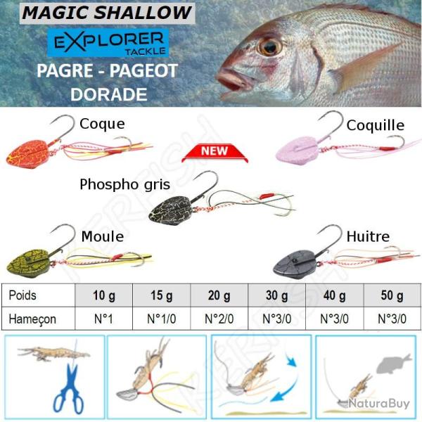 TENYA EXPLORER SHALLOW EXPLORER TACKLE 10 g Coque