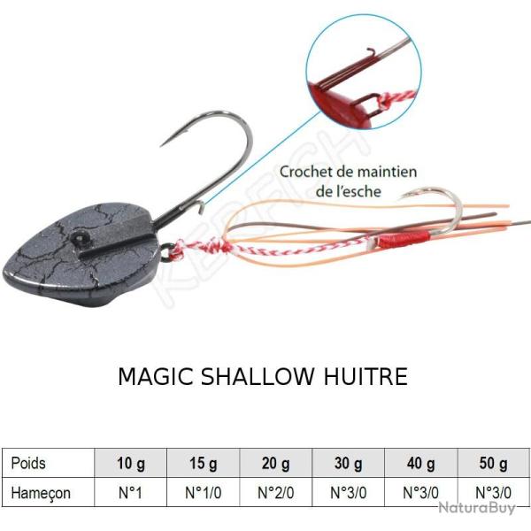 TENYA EXPLORER SHALLOW EXPLORER TACKLE Huitre 20 g