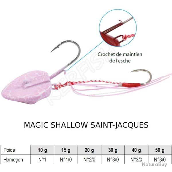 TENYA EXPLORER SHALLOW EXPLORER TACKLE Saint-Jacques 20 g