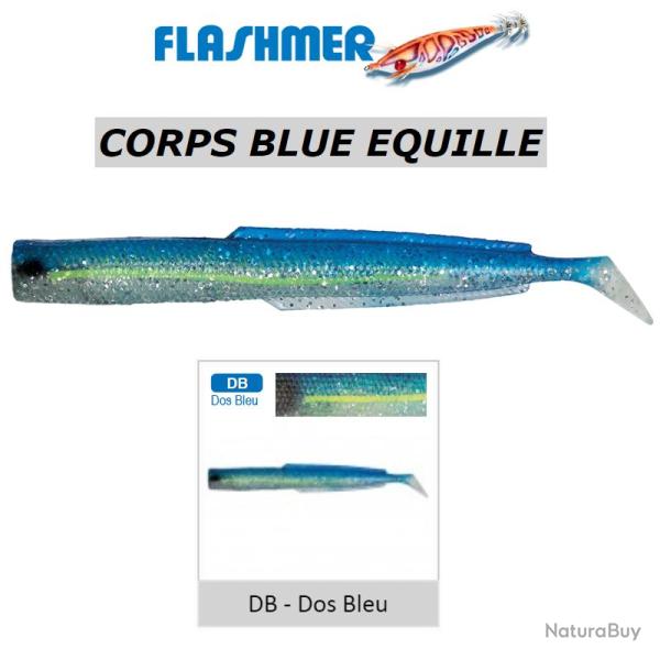 3 corps BLUE EQUILLE FLASHMER Dos Bleu (DB)