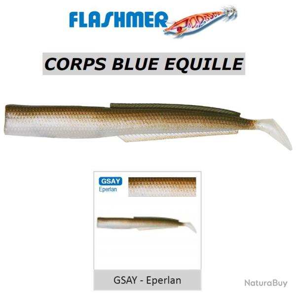 3 corps BLUE EQUILLE FLASHMER Eperlan