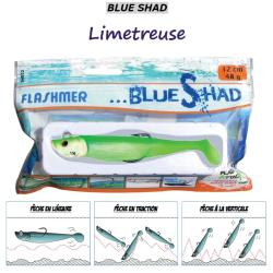 BLUE SHAD FLASHMER 8 cm Limetreuse
