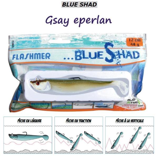 BLUE SHAD FLASHMER Eperlan 12 cm