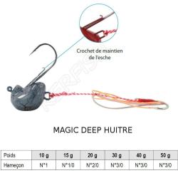 TENYA EXPLORER DEEP EXPLORER TACKLE 40 g Huitre