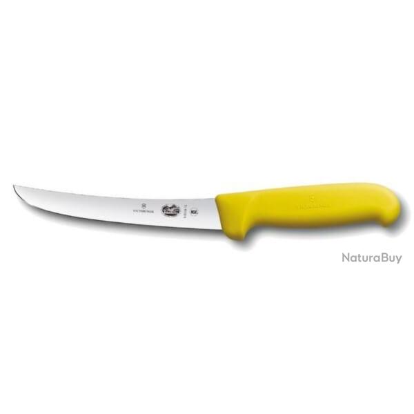 Couteau � d�sosser � dos renvers� 15 cm Victorinox manche jaune