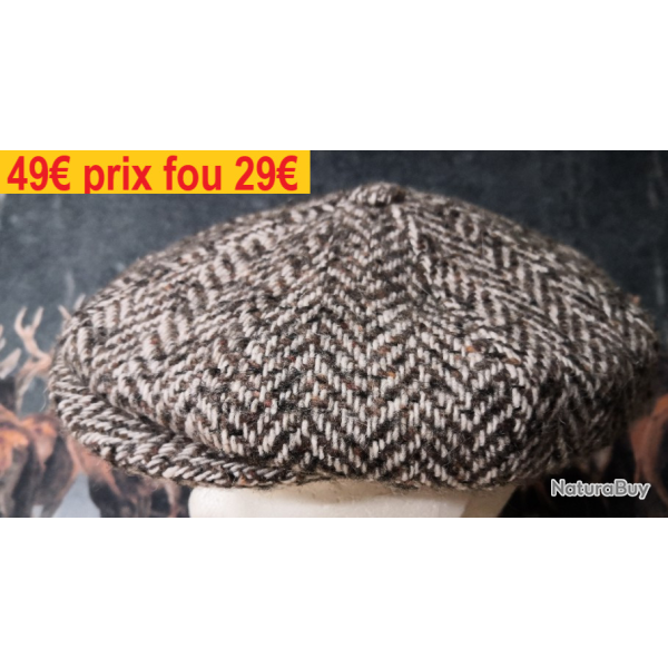 casquette MADE IN ITALY LAINE BRUN  T  60            9336B60