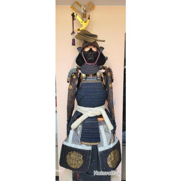 Japan Antique Edo 62 ken Sign� suji kabuto Kozane Yoroi set armor samurai Busho
