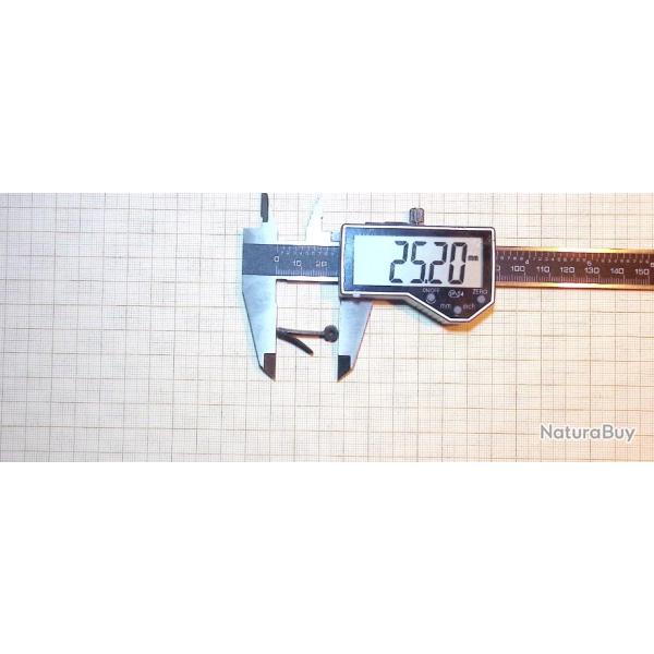 Ressort de dtente  Percussion -Silex pour platine 67 L. 25.20