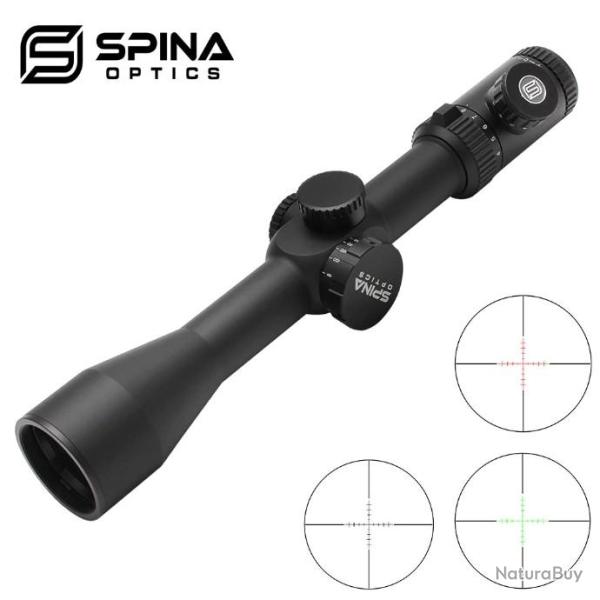 SPINA OPTICS tactique 4-16X44 IR fusil de chasse porte 1/4 MOA Mil Dot rticule LIVRAISON GRATUITE