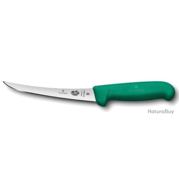Couteau � d�sosser flexible � dos renvers� 15 cm Victorinox manche vert