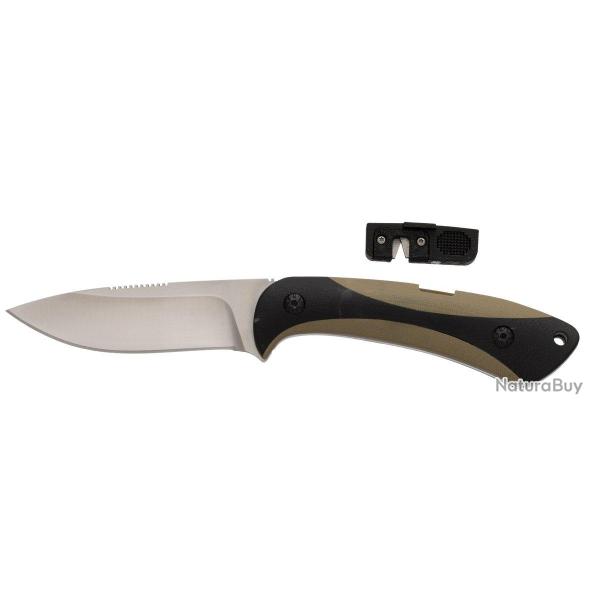 Couteau steel sharp avec aiguiseur et �tui BROWNING
