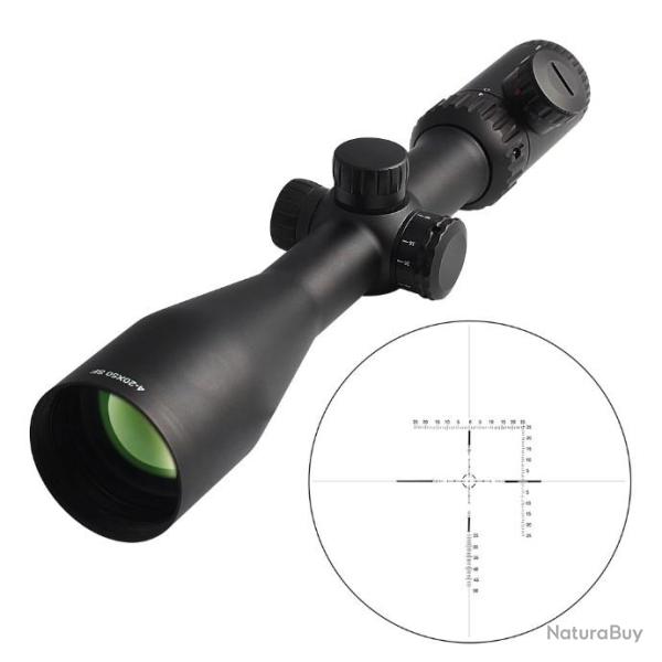 Spina optics 4-20X50 SF lunette de vise rglable rouge vert illumin LIVRAISON GRATUITE