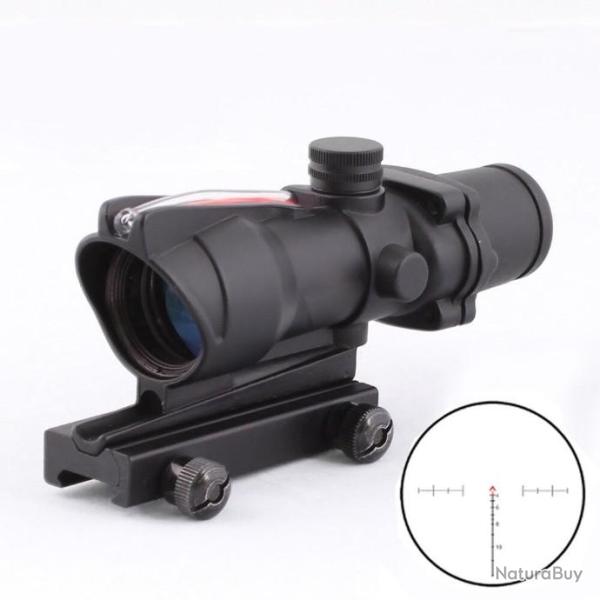 SPINA OPTICS Lunette de chasse tactique ACOG 4X32 port� de fusil point rouge LIVRAISON GRATUITE