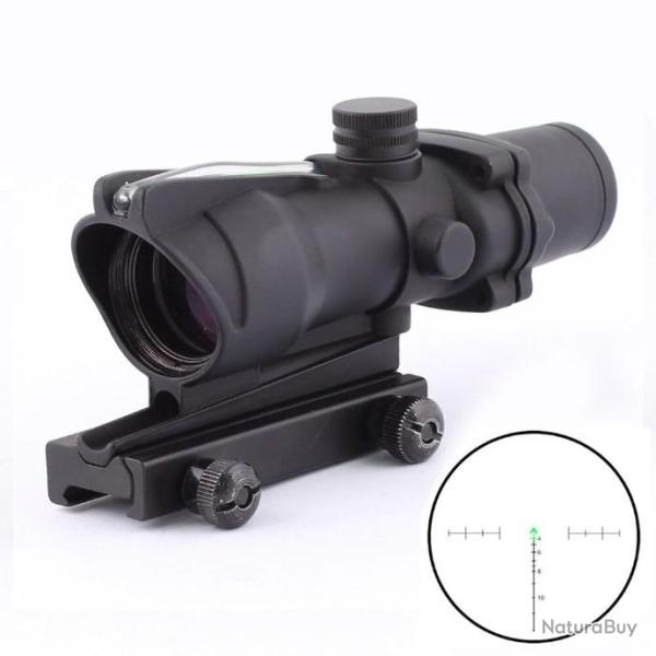 SPINA OPTICS Lunette de chasse tactique ACOG4X32 port� de fusil point VERT LIVRAISON GRATUITE