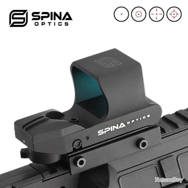 SPINA OPTICS 1x28x40 point rouge porte chasse lunette de vise collimateur LIVRAISON GRATUITE