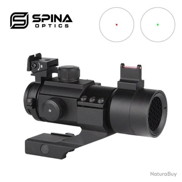 Spina optics lunette de vise 1X30 fibre optique porte vue rouge vert point vue LIVRAISON GRATUITE