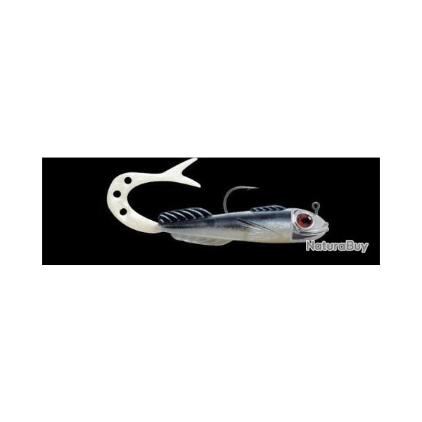 CHABOT MONTE CURLY 7CM 9GR NPC Smelt / Blanc nacr dos noir 40