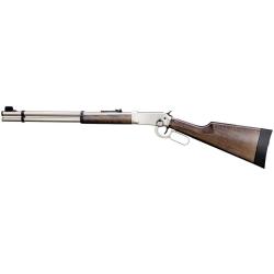 Carabine CO2 Walther lever action cal.4.5mm bois 7.5J carcasse argent&eacute;esse argent&eacute;e