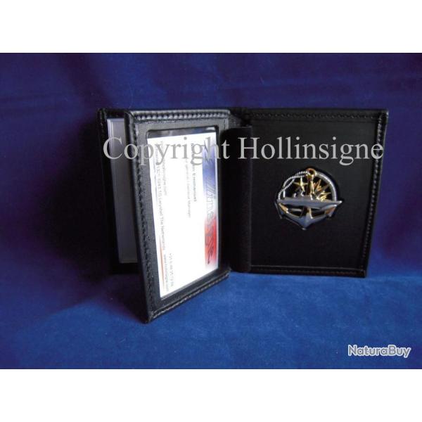 Portefeuille pour insigne Marine Nationale batiment de surface