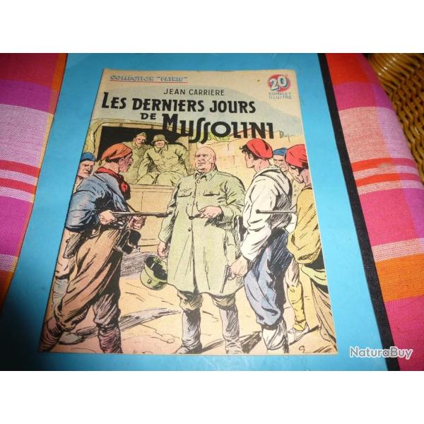 COLLECTION " PATRIE  "   83 . LES DERNIERS JOURS DE MUSSOLINI