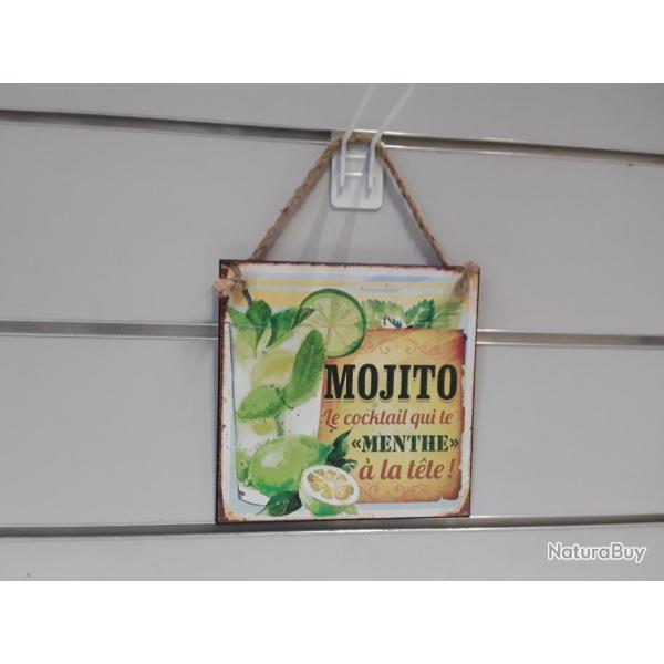 AXEL 6249 PLAQUE METALIQUE HUMORISTIQUE  / MOJITO / NEUF