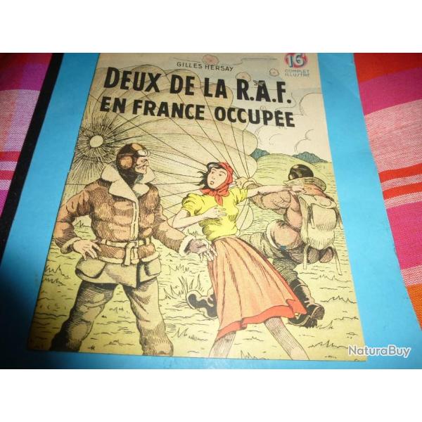 COLLECTION " PATRIE  "   69 .  DEUX DE LA R.A.F EN FRANCE OCCUPEE