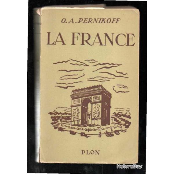 la france de o.a.pernikoff sous-titr� pays du tourisme sur jaquette