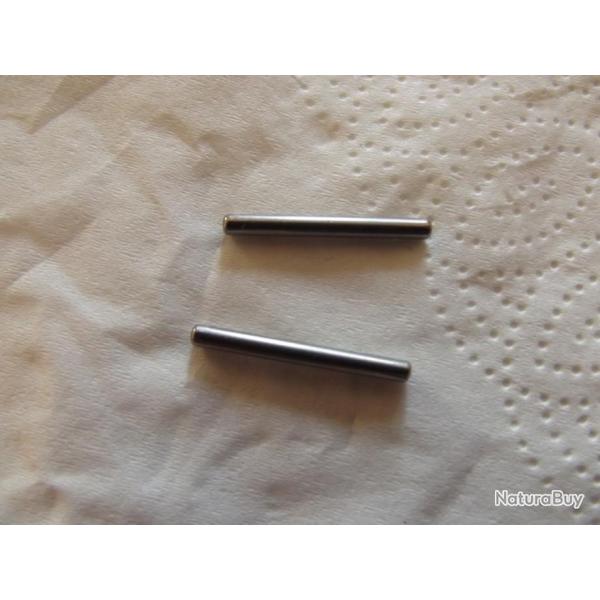 1� !!! 2 axes / goupilles d'articulation rectifi�s 2x19.65 mm acier trait� NEUFS