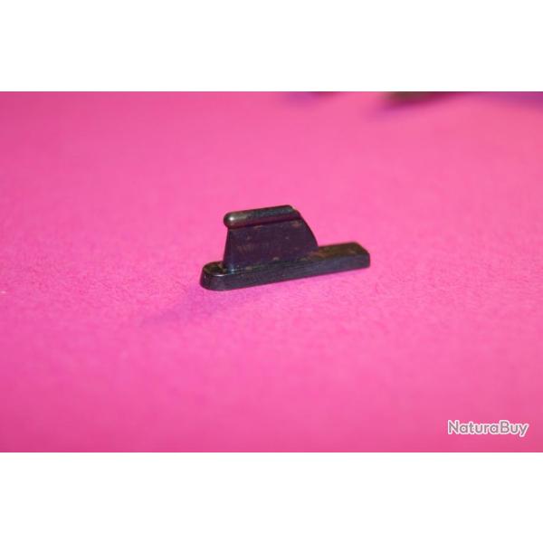 guidon longitudinal acier mire laiton hauteur 9mm  longueur 21.65mm - VENDU PAR JEPERCUTE (D21A170)