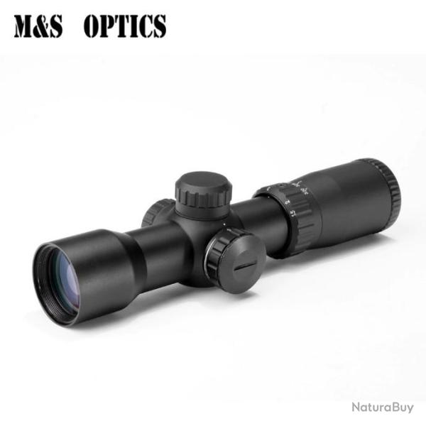 M&S OPTICS vue optique vue 1.5-5X32 IRG chasse lunette de vis rouge vert clair LIVRAISON GRATUITE