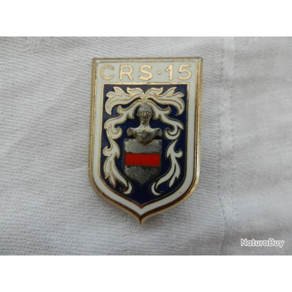 insigne CRS n�15 Police Nationale