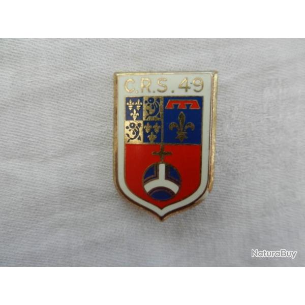 insigne CRS n�49 Police Nationale