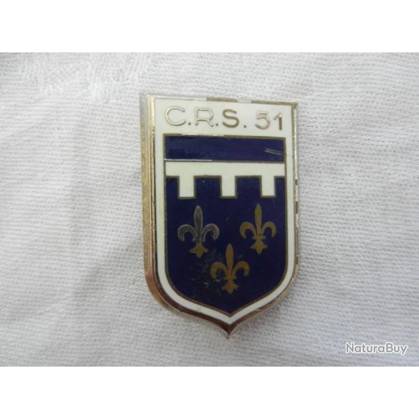insigne CRS n�51 Police Nationale